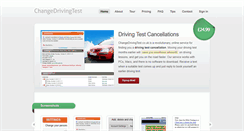 Desktop Screenshot of changedrivingtest.co.uk